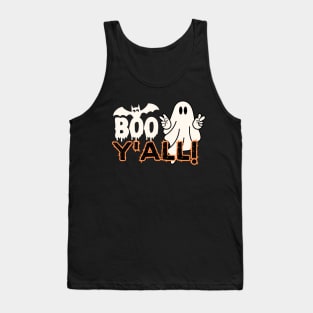 Boo Y'all! - Funny Halloween Celebratory Saying Gift Tank Top